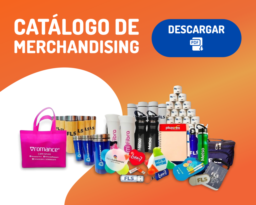catálogo merchandising